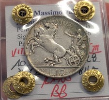 NL* VEIII 10 LIRE Argento BIGA