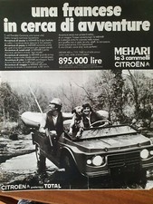 CITROEN MEHARI -PUBBLICITA' D'EPOCA ADVERTIS ADV- 7️⃣