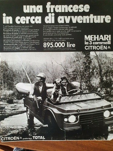 Citroen mehari pubblicita - citroen, -pubblicita'