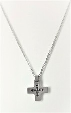 Collana uomo acciaio con - acciaio,