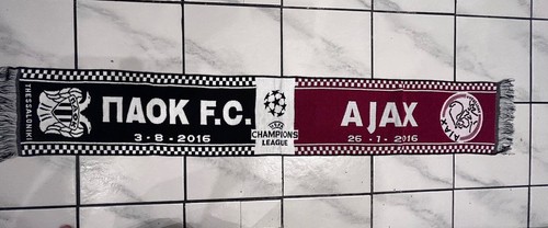 Sciarpa tifoso paok ajax - tifoso,