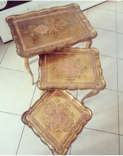 Set tre tavolini nido - tavolini, da