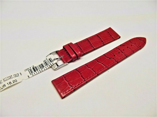 Cinturino vera pelle rosso - pelle,