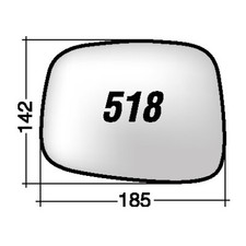 Vetro SPECCHIO RETROVISORE