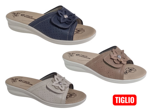 Ciabatta tiglio strappo - , donna