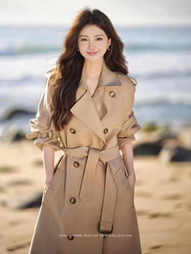 Trench coat kaki - , donna
