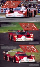 Decals Toyota GT One  Le Mans 1999 32 43 24 18 TS020 slot calcas