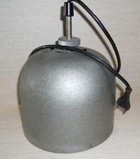 LAMPADARIO DA SOFFITTO DESIGN INDUSTRIALE RETRO' VINTAGE ANNI '50 '60 ALLUMINIO