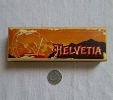 Vecchia Scatola Orologi Helvetia Suisse Cm 13x4,5 difetti 