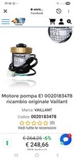 VAILLANT MOTORE POMPA E1 ACQUA