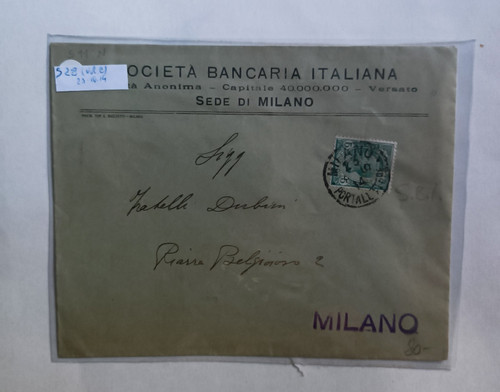 Regno perfin 1914 societa - perfin,