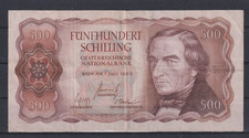 Austria 500 scellini 1965