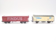 LIMA - HO - 2 WAGONS DE MARCHANDISES - INTERFRIGO & FINDUS - SNCF / FS - ANCIEN