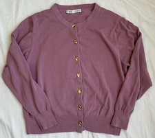 Cardigan malva viola chiaro