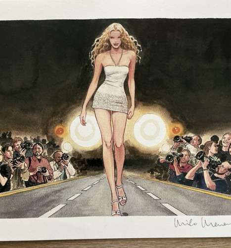 Milo manara stampa - manara, firmata