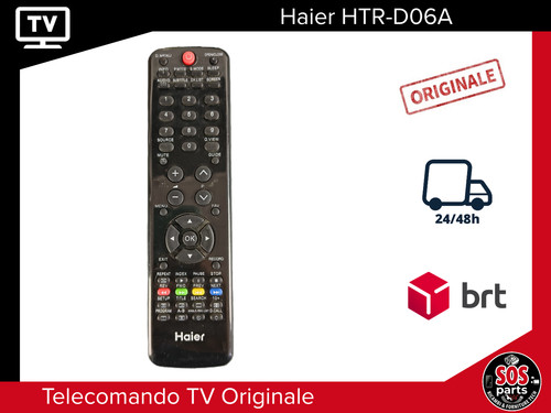 Telecomando haier htr d06a - tv, htr-d06a