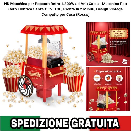 Macchinetta per popcorn - macchinetta,
