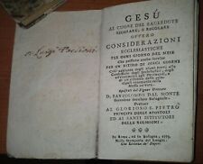 ANTICO LIBRO CHIESA  ANNO