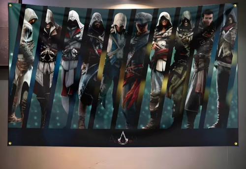Assassin creed flag 3x5 ft - assassin’s,