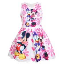 Vestito Bambina Minnie Stampa