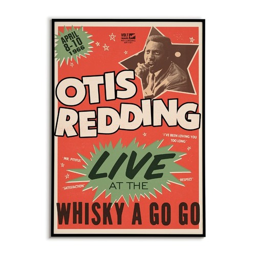 Poster dal vivo - otis, redding