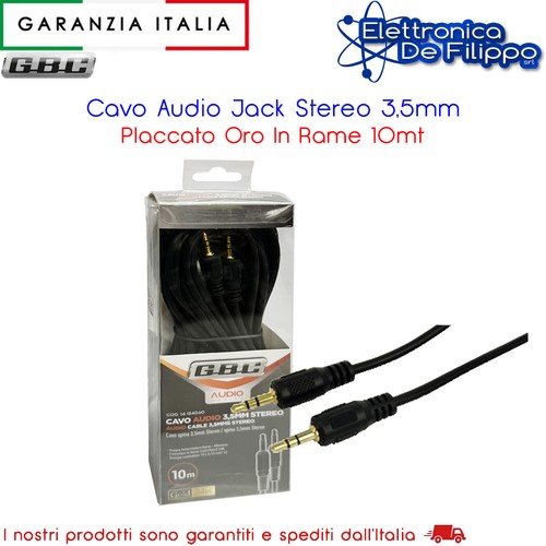 Cavo audio jack - audio, 3,5mm