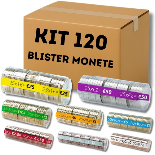 Mix 120 blister monete 15 - af®,