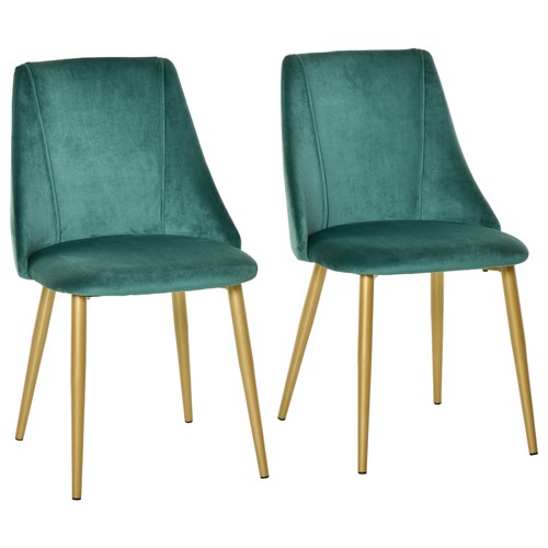 Homcom set sedie moderne - set,