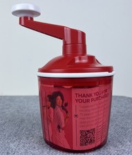 Tupperware Speedy Chef Frullatore Portatile Rosso Frullatore Battitore 1,35L Nuovo Senza Scatola