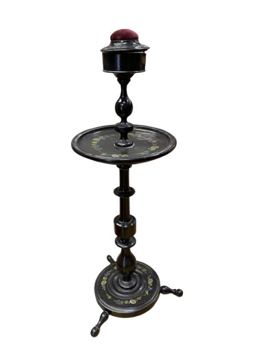 Antico tavolino colonna - , da