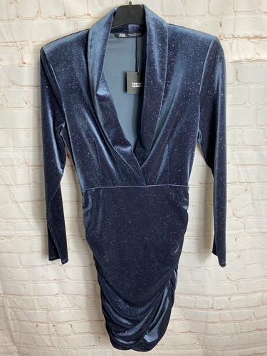Abito donna zara - zara, blu