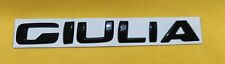 Scritta Logo Posteriore COMPATIBILE Alfa Romeo GIULIA Nero Lucido Fregio