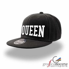 SNAPBACK "QUEEN" CAPPELLO NERO TOP SWAG VISIERA CAPPELLI REGALO 