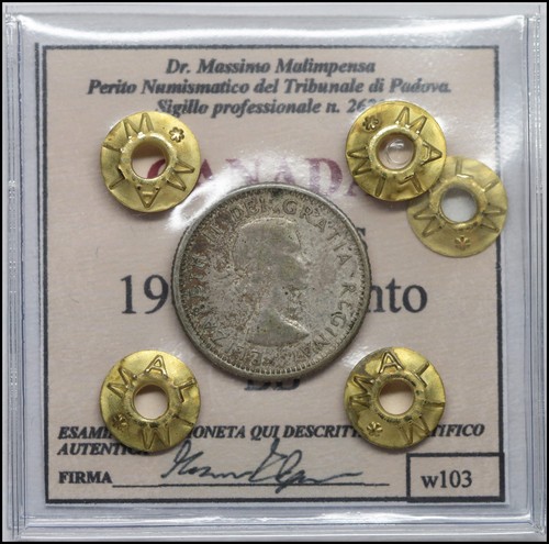 Moneta inglese canada cents - 10,