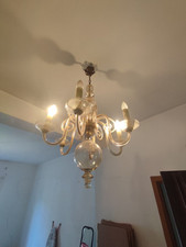  Lampadario  In Vetro Di