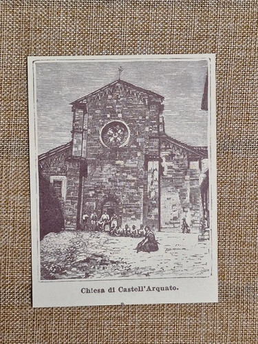 Piacenza nell 800 chiesa - piacenza, nell'800