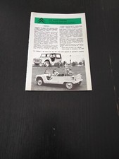 1972-73 CITROEN MEHARI AUTO PRODUZIONE CARATTERISTICHE VINTAGE ANNI 70
