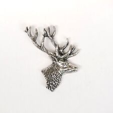 Red Deer Testa Pin Spilla
