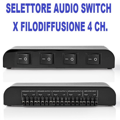 Selettore audio switch - audio, 4ch
