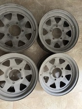 Suzuki Samurai ,Santana N.4 Cerchi Originali Sabbiati Fondo 15x5,5 Dot.88 Spain