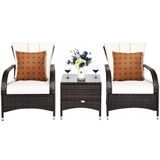 Patiojoy 3PCS Rattan Wiker
