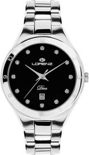 LORENZ DIVA DIAMANTI 030158AA<br />Orologio Donna Nero 12 Diamanti  32 mm Quarzo