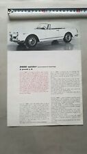 Alfa Romeo 2600 Spider Touring depliant originale brochure