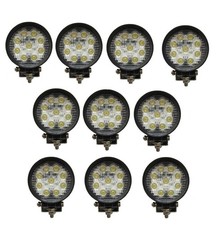 10 X Faro 27W Rotondo Faretto