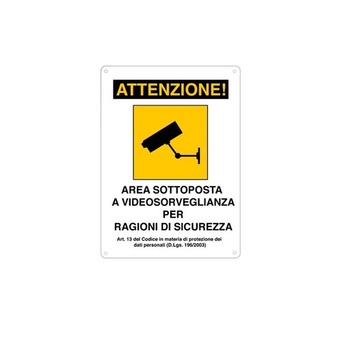 Set 10pz avviso area - 10pz,