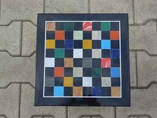 Gioco Degli Scacchi In Marmo 12" Con Tavola Da Collezione