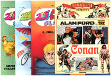 § ALAN FORD La grande avventura dei Fumetti N.25 + ALAN FORD CLASSIC 1/2/3 -1994