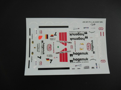 Decal jps twr joest fat - -,