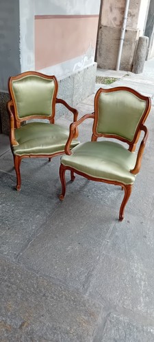Coppia vecchie poltroncine - vecchie,
