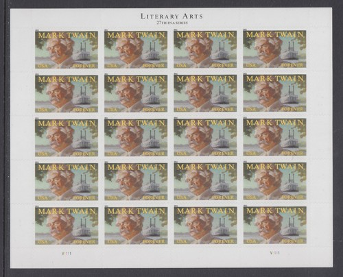 4545 mark twain - twain, foglio